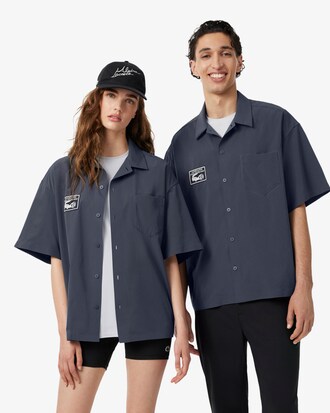 Relaxed Fit-Hemd Lacoste x Alpine aus Popeline