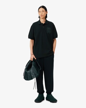 Loose Fit-Polohemd Runway aus Shield-Piqué