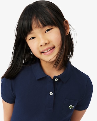 Polokleid aus Piqu&eacute;