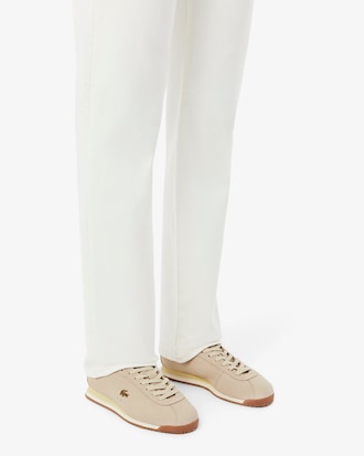 Damen-Sneakers Club-Low aus Leder