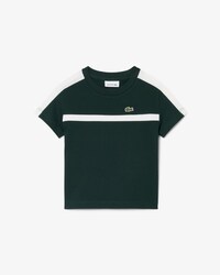 T-Shirt aus Baumwolle mit Colorblock-Design