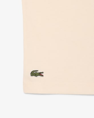 T-Shirt aus Baumwolle mit gesticktem Krokodil