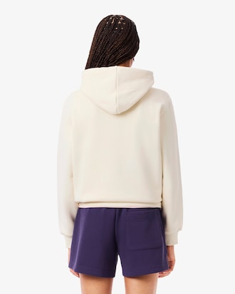 Hoodie aus Fleece mit Logo