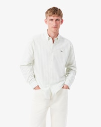 Regular Fit-Hemd aus gestreiftem Baumwoll-Oxford