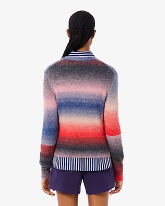 Pullover mit Ombré-Effekt und Rundhalsausschnitt
