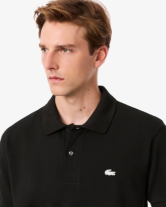 Classic Fit-Polohemd aus Piqué mit Strassdetails