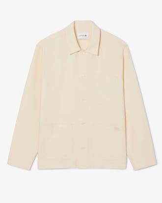 Overshirt aus Leinenmischung