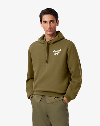 Golf-Hoodie aus Fleece mit Print