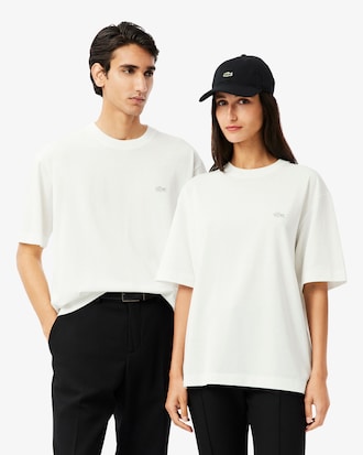 Loose Fit-T-Shirt aus schwerem Jersey