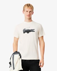 Sport-T-Shirt mit Krokodil und Landschaft sowie Ultra-Dry-Technologie