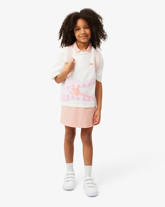T-Shirt aus Baumwolle mit Kroko-Print