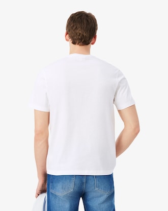 Baumwoll-T-Shirt mit Brusttasche