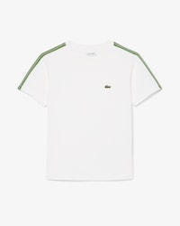 T-Shirt aus gestreifter Baumwolle mit Logo