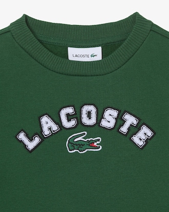 Sweatshirt aus Fleece mit Print