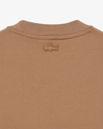 T-Shirt Runway mit perlenbesetztem Krokodil
