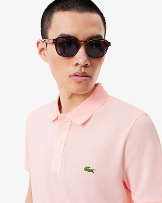 Slim Fit-Polohemd L.12.12 aus Piqu&eacute;