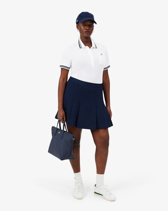 Franz&ouml;sisches Slim Fit-Polohemd aus Rippstrick