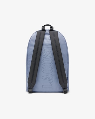 Rucksack mit Krokodil und Landschaft