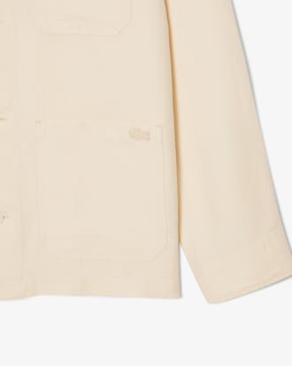 Overshirt aus Leinenmischung