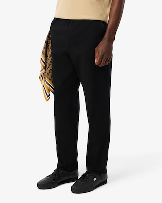 Regular Fit-Chinohose aus Baumwollgabardine