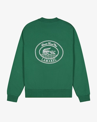Sweatshirt Lacoste x Lamarel aus Fleece mit Rundhalsausschnitt