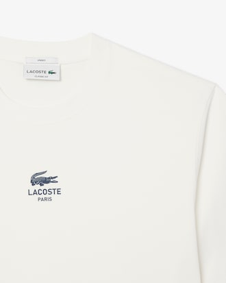 T-Shirt aus Baumwolle mit Signatur-Print