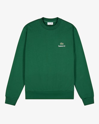 Sweatshirt Lacoste x Lamarel aus Fleece mit Rundhalsausschnitt