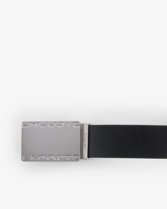 Glatter Lederg&uuml;rtel mit 2&nbsp;Schnallen, Geschenkset