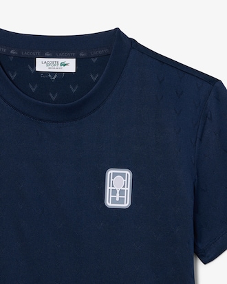 Tennis-T-Shirt mit Ultra-Dry-Technologie, Slim Fit