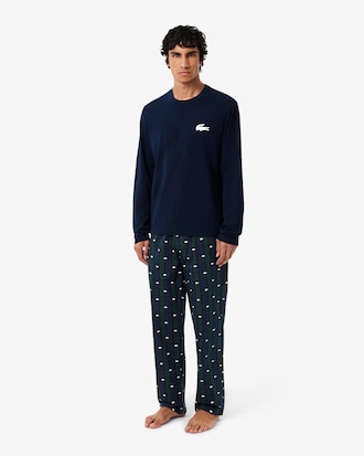 Pyjama-Set aus karierter Baumwolle