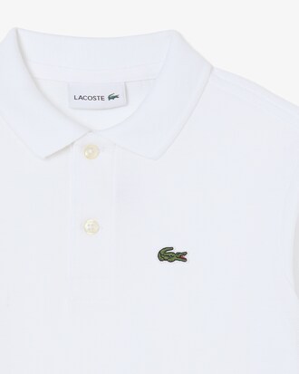 Polohemd aus Petit Piqué mit langen Ärmeln