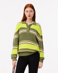 Pullover mit Polokragen aus Rippstrick