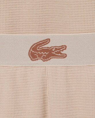 Rippstrick-Pyjama-Set aus Baumwolle mit Tiefpr&auml;gung