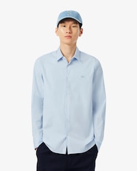 Slim Fit-Hemd aus Stretch-Popeline