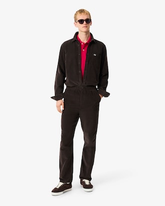 Regular Fit-Hose aus Cord