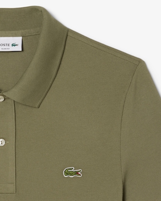 Slim Fit-Polohemd L.12.12 aus Piqu&eacute;