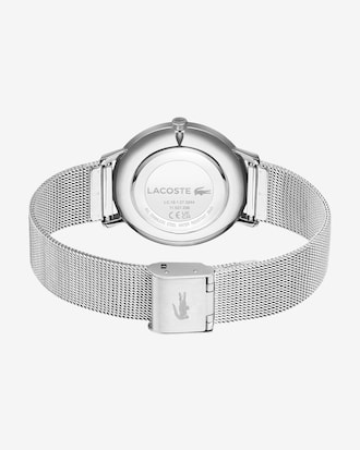 Ionenplattierte Uhr Crocorigin aus Edelstahl und Mesh