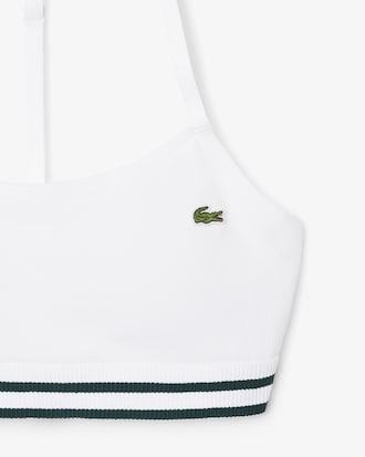 Bralette aus Baumwoll-Rippstrick