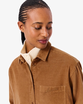 XL-Overshirt aus Cord