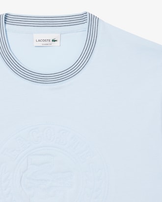 T-Shirt aus Baumwolljersey mit Stickerei