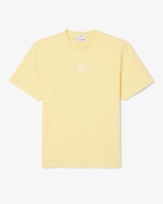 T-Shirt aus Baumwolle mit Signatur-Print