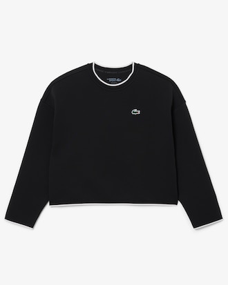 Sport-Sweatshirt mit kontrastierender Einfassung