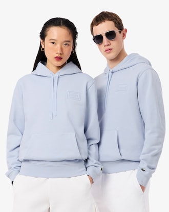 Hoodie mit tiefgepr&auml;gtem Branding