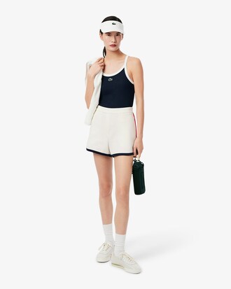 Tennisshorts Heritage aus Stretch-Piqu&eacute;
