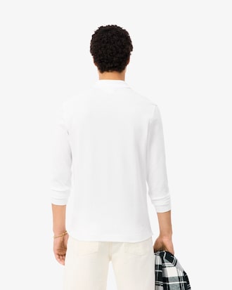 Slim Fit-Polohemd L.12.12 mit langen &Auml;rmeln
