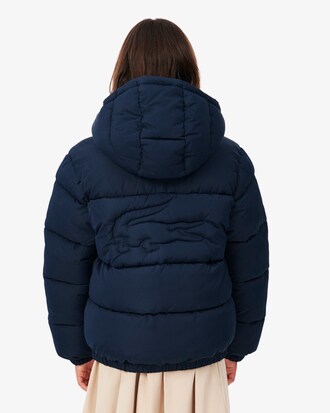 Unisex-Puffer-Jacke mit Kapuze