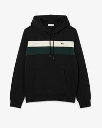Hoodie aus Fleece mit Colorblock-Design