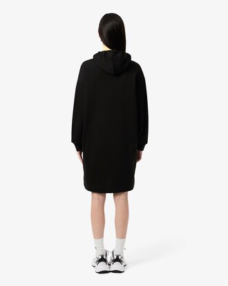 Oversized-Sweatshirt-Kleid aus Fleece