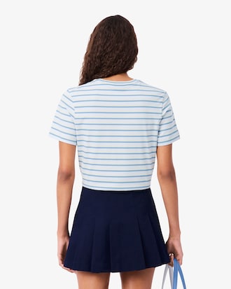 T-Shirt aus Jersey mit Streifen