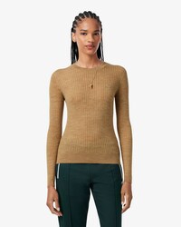 Pullover aus Merinowolle mit 3D-Strick